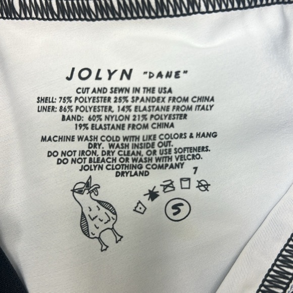 JOLYN “Dave” Blue & Purple shorts with Black & white elastic waistband Sz S - Picture 6 of 8